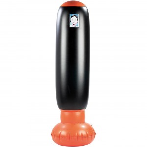 Paffen Sport Fit – Sacco Da Boxe Stabile Pronto All'uso, Base In Gomma, Diametro 35 Cm, Altezza 185 Cm, Peso 70 Kg, Rosso